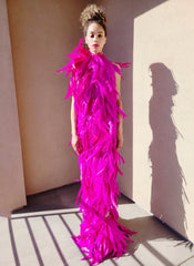 "BLOOM" FEATHER GOWN