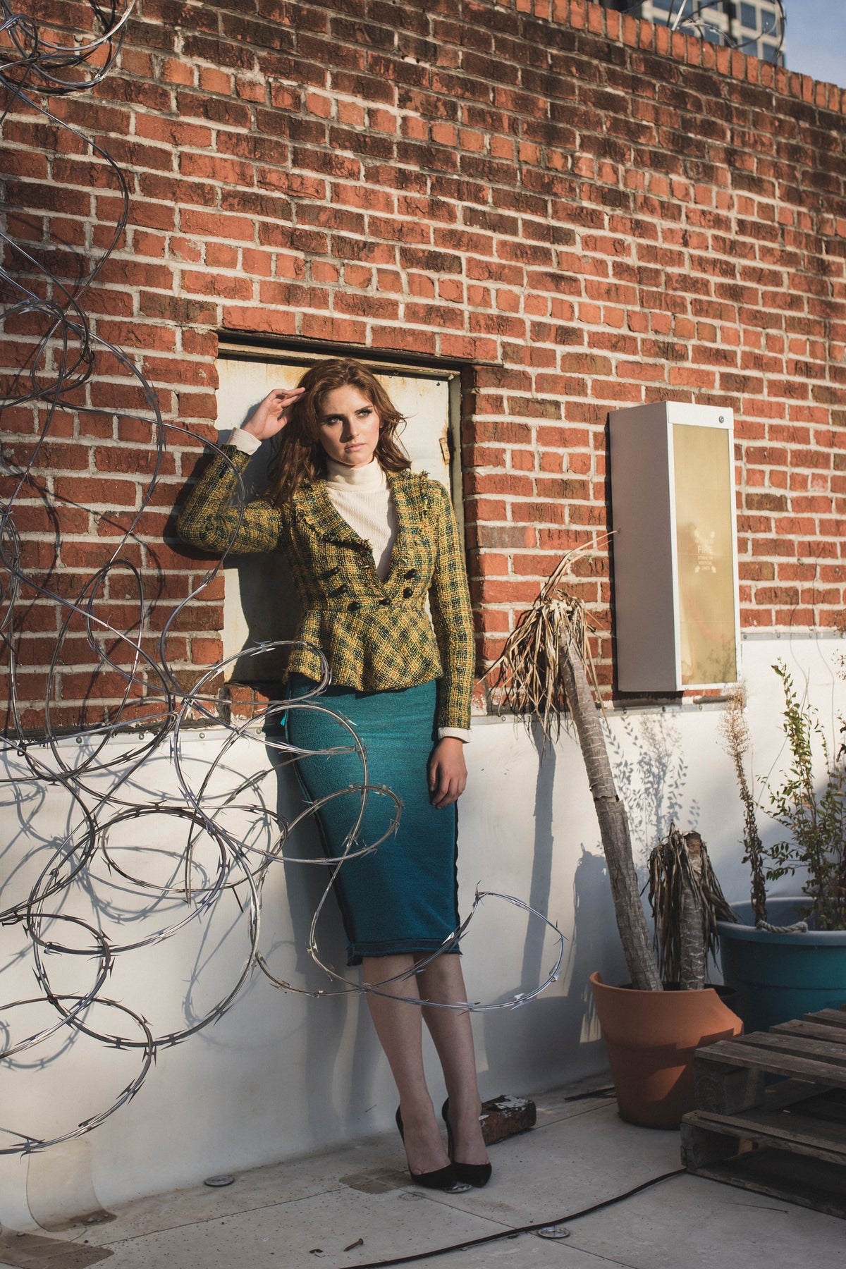 SLN SIGNATURE PENCIL SKIRT
