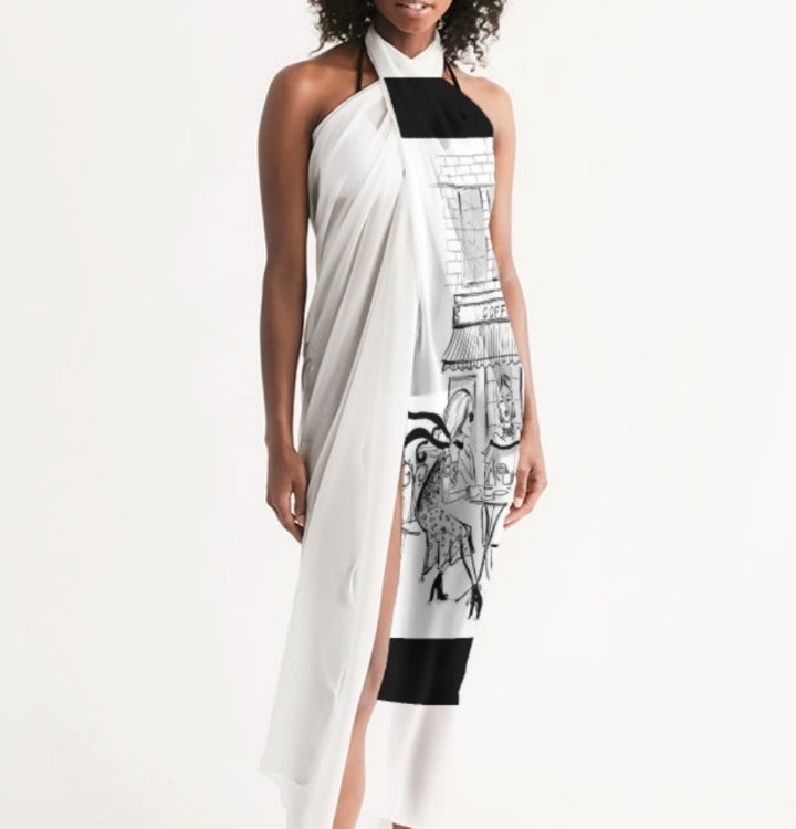 "Cafe Print" Kaftan