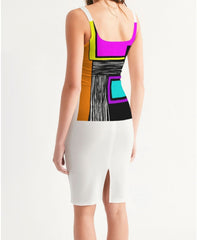 NEVETT-NATION GEOMETRIC PRINT SHEATH