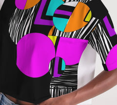 NEVETT-NATION BUBBLE PRINT TEE