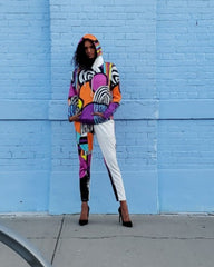 NEVETT-NATION AIR BUBBLE PRINT HOODIE