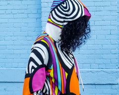 NEVETT-NATION AIR BUBBLE PRINT HOODIE