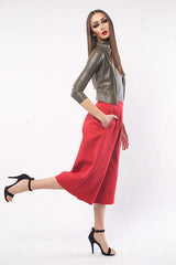 FITTED CROPPED SHIRT- JACKET