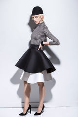2 TIERED SCUBA SKIRT