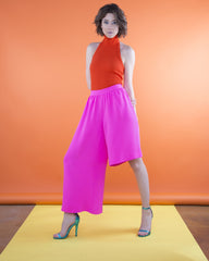 ASSYMETRIC WIDE LEG PANT/SHORT