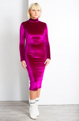 VELVET MOCKNECK SHEATH