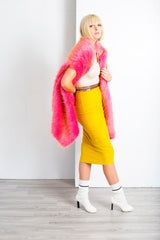 CORDUROY SLN SIGNATURE PENCIL SKIRT