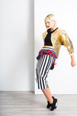 STRIPE  PENCIL SKIRT