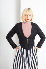 ASSYMETRIC KNIT JACKET