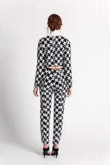 XO SEQUINS ASSYMETRICAL JACKET