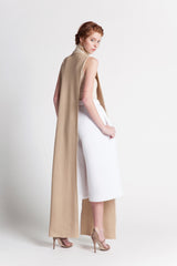 MOCK-NECK MAXI KAFTAN