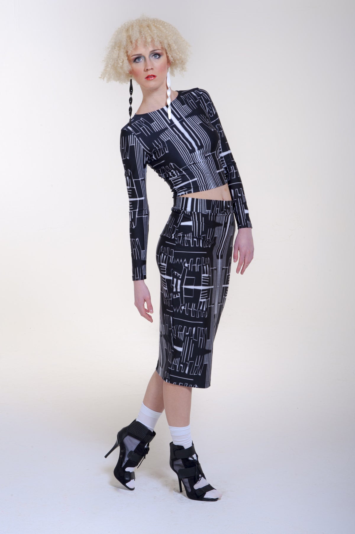 TUBULAR HIGH-WAIST SKIRT